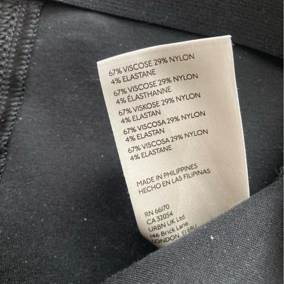 Anthropologie The Margot Kick flare Solid Black Pant - Picture 8 of 8